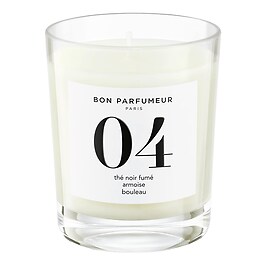Candle 04 - Black tea, Mugwort, Birch - Kerze